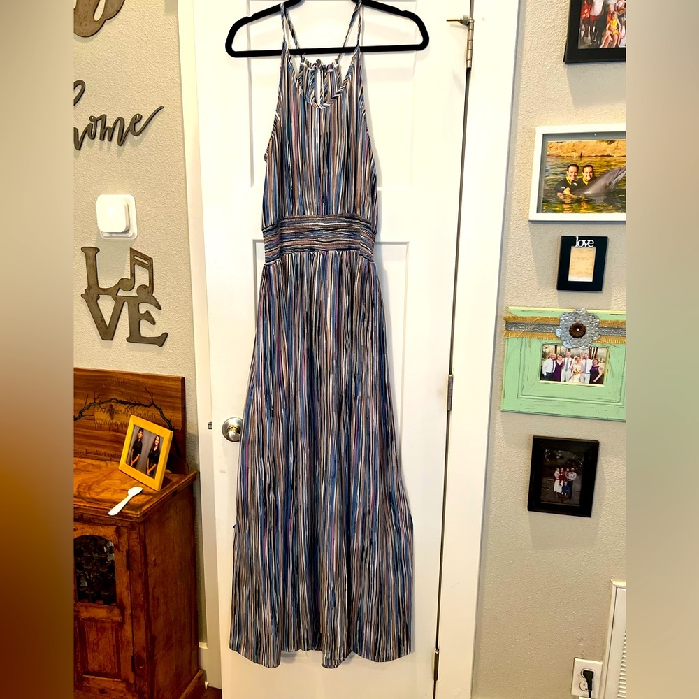 Double slit boutique maxi dress
